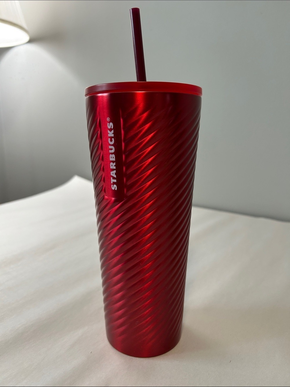 Starbucks 2022 Christmas Holiday Red Stainless Steel Tumbler - Picture 6 of 6